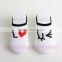 100 cotton baby ankle anti-slip sock plain white baby socks wholesale