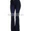 Super stretch denim trouser has a high rise that hits just beneath the navel (LOTX275)