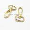 20mm Gold Snap Hook Dog Lead Clips