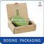 Eco-firendly brown kraft paper soap packaging box with customer logo