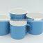 2016 New Blue Color Drinkware Wholesale Custom Enamel Mugs
