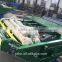 different color bale feeder and loading machine