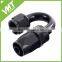 Auto Racing Parts Resuable 180 Degree An Size Aluminum Hose End