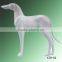 Window display Fiberglass animal dog mannequins artesanato vivos for sale