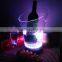 factory direct whole sale led color changing modern clear ice bucket ice cooler and holder