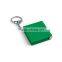 Mini 1m plastic tape measure with keyring