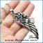 Various designs wholesale titanium antique color men feather pendant in stainless steel