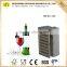 FSC Unfinished wooden wine box with holder
