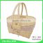 Cheap wood chip empty picnic basket