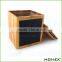 Popular Square Bamboo Storage Box With Blackboard Homex_BSCI/ SGS