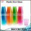 NBRSC Hard Plastic Shot Glasses cup, 2oz. Shooter Tumblers Party Cups in Neon Colors
