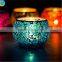 Handmade mosaic candle holder