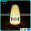 rechargeable Indoor RGB colors changing luxury plastic round led bar table lamp