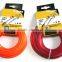 Factory direct sales/2.8X15metre/ brush cutter nylon trimmer line(Trigon)