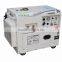 100% copper wire 5KW electric start single/three phase sound proof welding generator diesel price