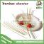 Round dried bamboo bbq skewers wholesale