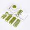 Fashional Directly Sale Top Quality PP and Stainless Steel Material 7-piece Multifunctional Peeler and Grater