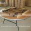 Used Modern Plywood Banquet Dia60" round folding table for sale