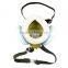 1Pcs Dual Respirator Gas Mask Anti-Dust Twin Chemical Spray Paint Safety Headwear