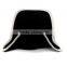 The six page black stitching cap custom all kinds of embroidery three-dimensional embroidery logo