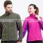 Warm windstopper softshell jacket zipper up micro polar fleece jacket