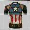 Superhero Costume Tee Spiderman Captain America Iron Man T-Shirt Cycling Jersey
