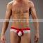 Custom men's sey ultra-thin transparent briefs new fabrics Grasp bulge pouch bikini underwear gay men Designer briefs