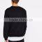 Autumn Winter Sweatshirt With Elastic Waist And Cuffs Customizable Cotton Fleece Plain Style Sweater 50% Cotton 50% Polyester