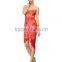 Fashion Sweetheart Neck Strapless Cocktail Dress With Graduated Hem