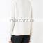 Wholesale Custom Winter/Autumn Cream High Neck Men Woolen Sweater Design