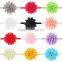 Large babies lace hair lead with European handmade flowers with wholesale trade goods