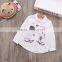 Autumn Baby Girl Cotton Tops Lovely Pattern Girl Long Sleeves shirt