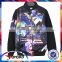 long sleeve T-shirts sublimation printed sportswear 100% polyester t shirt