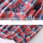 Custom made latest shirt designs for men in china long sleeve plaid shirt