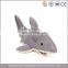 Soft gray plush toy sea animal shark