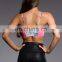 2016 Ladies Women New Sexy Print Sports Yoga Running Wear Gym Bra Women Bustier Crop Top