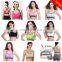 Excellent quality promotional hot sale zipper sport bra