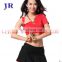 Girls cheap sexy ice silk exercise belly dance crop top wear costume S-3030#