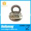 Round Neodymium Magnet with Countersunk Hole and Eyebolt for Magnet Fishing