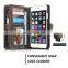 Wholesale Brand New Multi Slots Leather Cover Case for iPhone 6 & 6s with Zipper,Magnetic Clasp