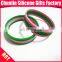 layers blank silicone wristbands / silicone wrist bands /silicone bracelets