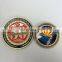 custom metal coin or sports coin made in gold finish coin