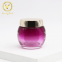 purple glass jar cosmetic jar 100g 80g 50g 30g glass jar with plastic inner for facial cream and mask