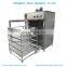 Hot sale factory price fish smoker chamber|meat smoke house|stainless steel smoking oven with PLC  control
