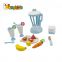 New kids pretend play wooden kitchen food toys with fruit and vegetables W10B224