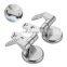 Cnc stainless steel Toilet Seat Hinge Replacement Parts with Fittings