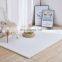 Eco soft polyester rabbit fake fur floor rug