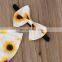 Kids Baby Girl Clothes Set Sunflowers Dress Tops Shorts Dress Headband Outfits Clothes Crop Summer Party Cute Outfit