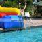 Tall funny for swimming pool sliding inflatable wet slide