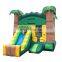 Inflatable Jungle Bounce House Commercial Kids Jumping Bouncy Castle With Water Slide